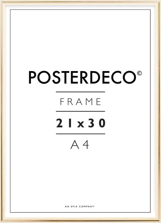 Gold Poster Frame 21x30cm