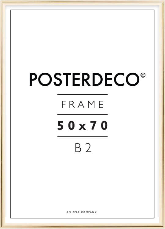 Gold Poster Frame 50x70cm