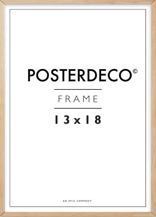 Oak Poster Frame 13x18cm