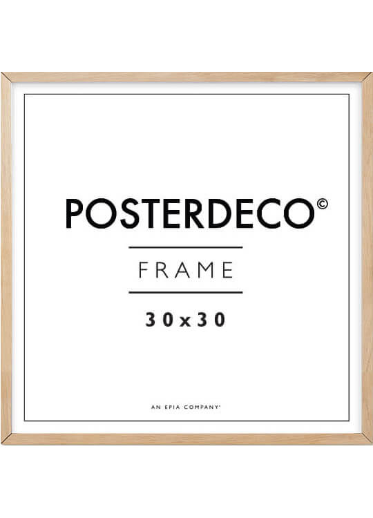 oak-poster-frame-30x30-cm