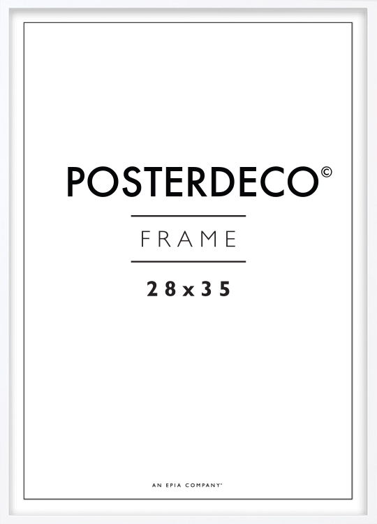 white-poster-frame-28x35-cm